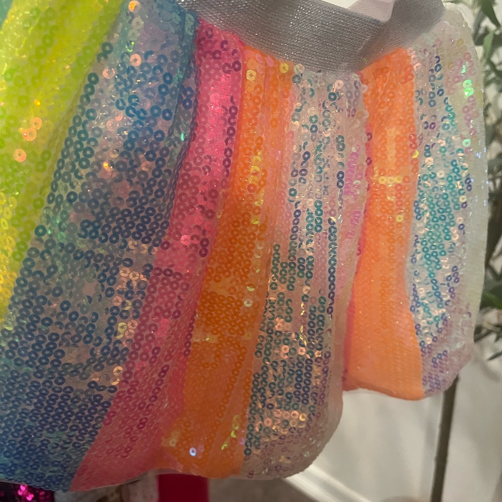 🌷Lola+The Boys Colorful Sequin Skirt🌷